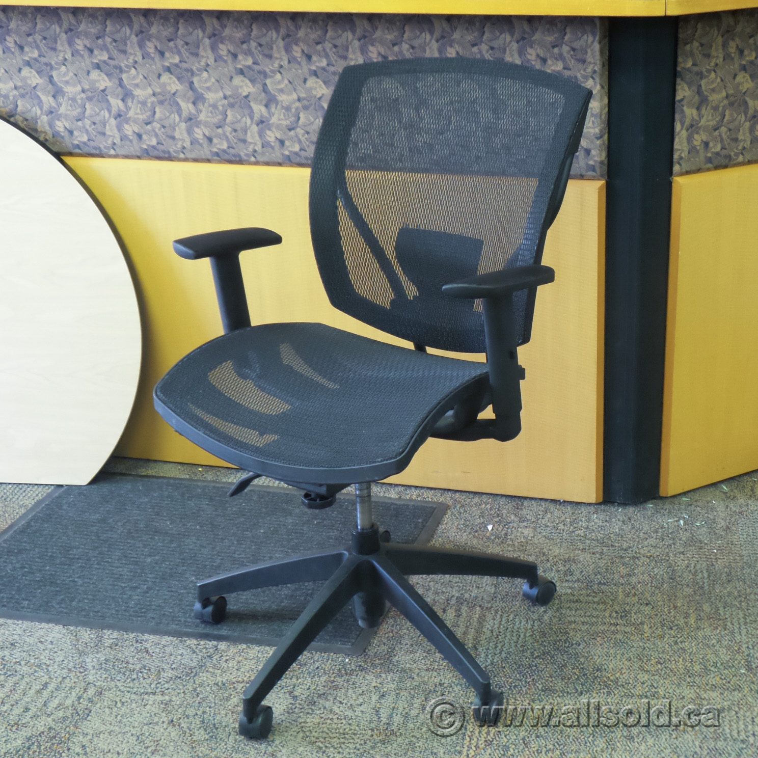 otg ibex black all mesh ergonomic adjustable office task mesh office